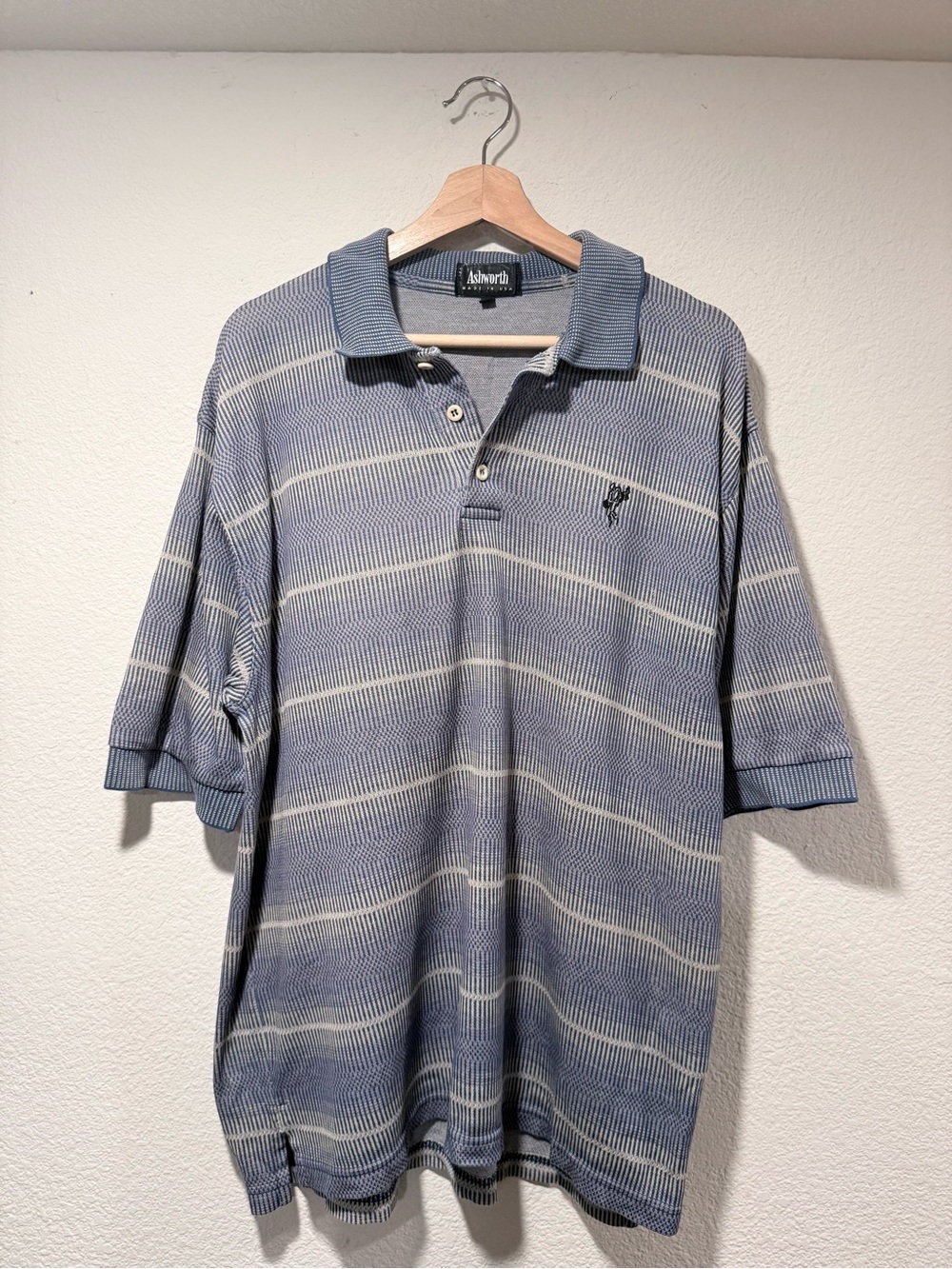 ASHWORTH Vintage Striped Polo